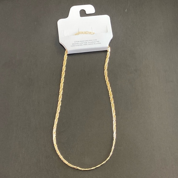 Sterling Forever 14K Gold Plated Brandy Chain Necklace - Picture 5 of 8